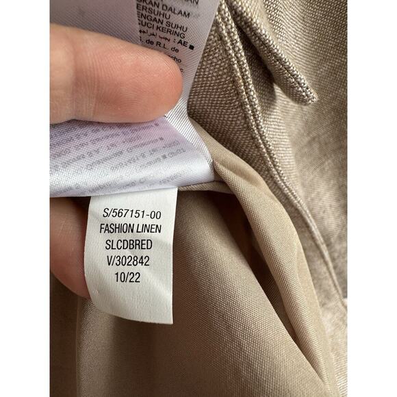 NWT Old Navy Women's Double-Breasted Linen-Blend Blazer Size M Spring Career - Picture 16 of 16
